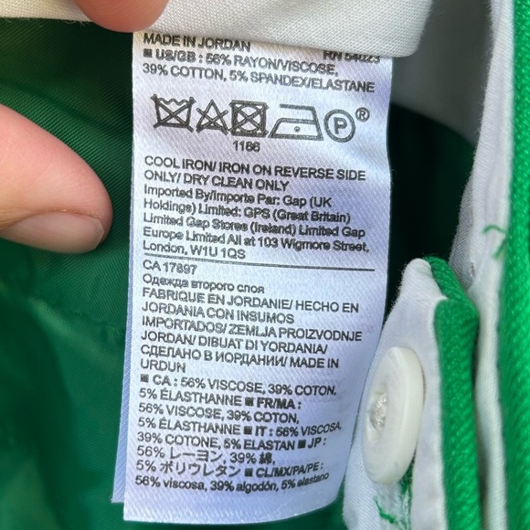 Banana Republic Green Sloan Pant, size 4 - Picture 11 of 11